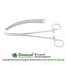 Overholt-Geissendorfer Dissecting and Ligature Forceps Fig. 7 Stainless Steel, 22 cm - 8 3/4"